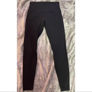 Women’s Lululemon Athletica Black Align 28’ Leggings size 8